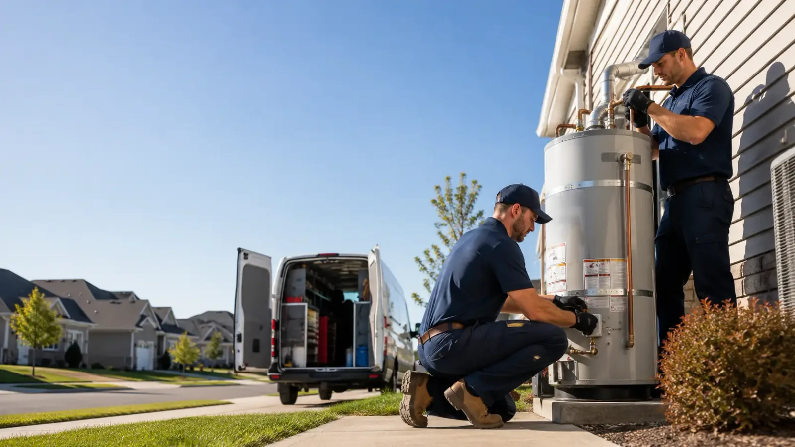 Water Heater Installation in Mexico, ME